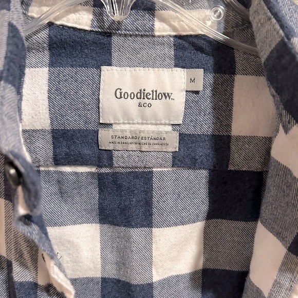 Goodfellow & co. Men’s button down flannel size Medium. - Picture 3 of 3